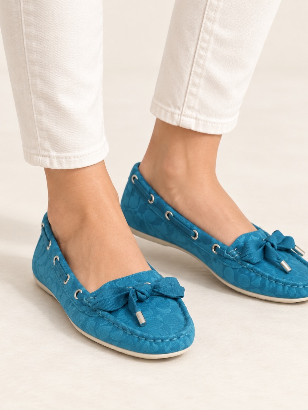 Coach Monogram Ballet Flats Used Condition Good Size 5.5